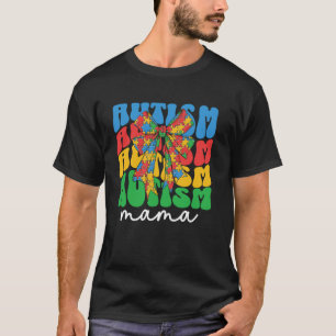Camiseta Mamá Autismo Mamá Coqueta Lazo Conciencia del Auti