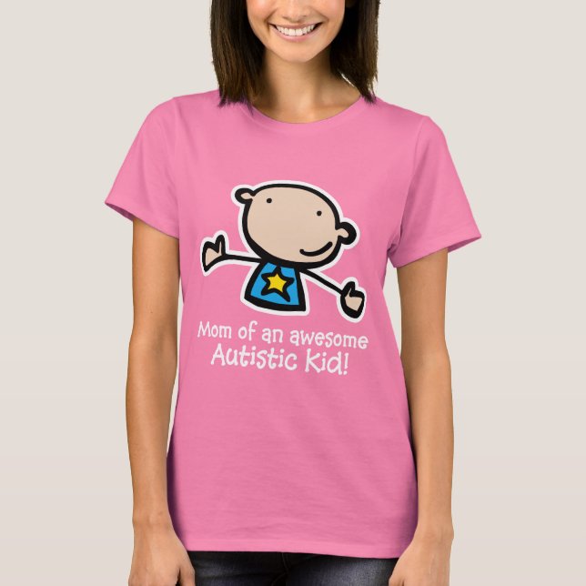 Camiseta Mamá autista (Anverso)