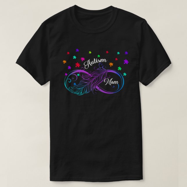 Camiseta mamá autista (Diseño del anverso)