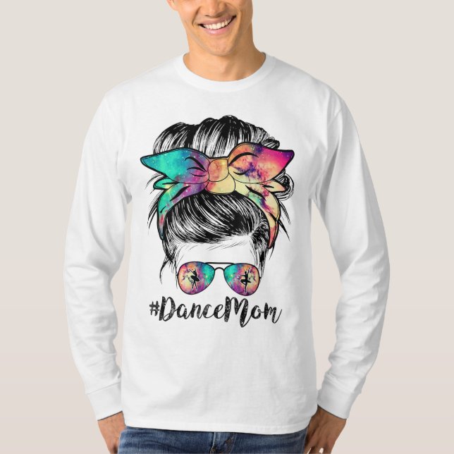 Camiseta Mamá bailarina bailando mami desordenada madre mam (Anverso)