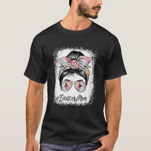Camiseta Mamá bailarina vida desordenada ballet mamá flores