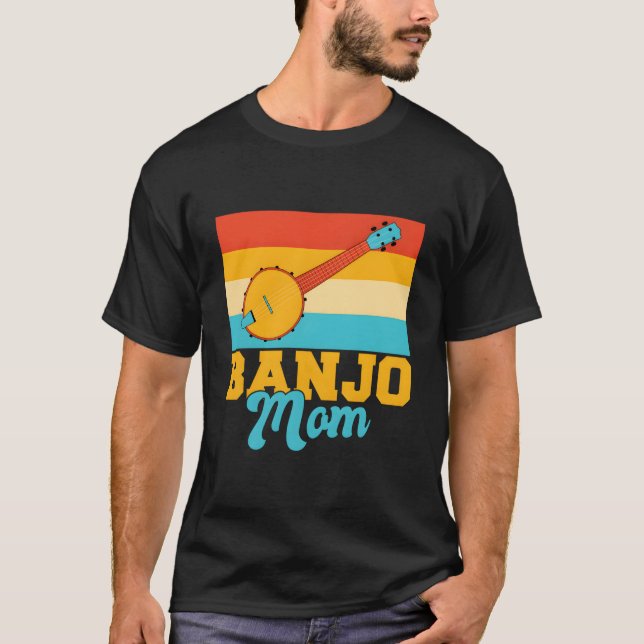 Camiseta Mamá Banjo Tocando el Banjo (Anverso)