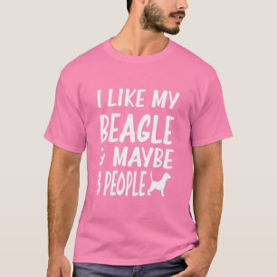 Camiseta Mamá Beagle, Me Gusta Mi Beagle T-