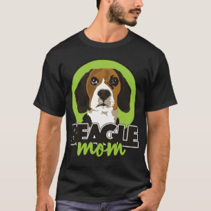 Camiseta Mamá Beagle - verde