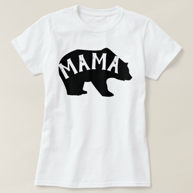 Camiseta Mama Bear (Diseño del anverso)