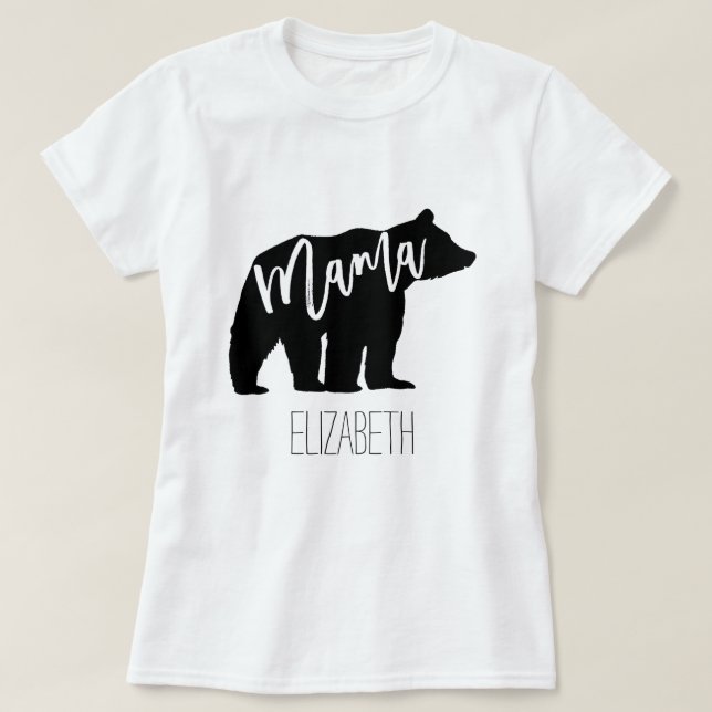 Camiseta Mama Bear (Diseño del anverso)