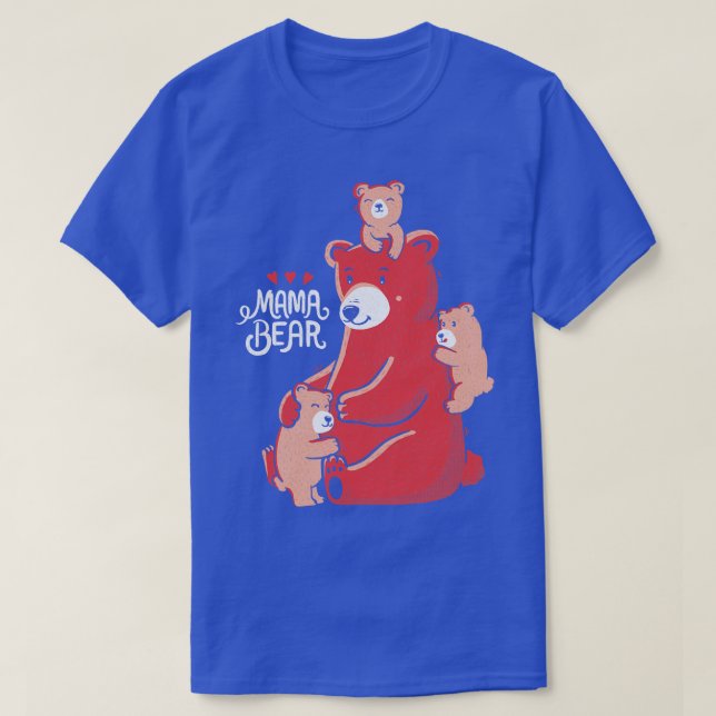 Camiseta Mama Bear (Diseño del anverso)
