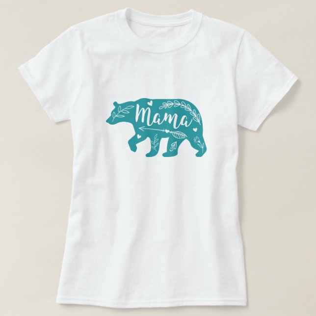 Camiseta Mama Bear (Diseño del anverso)