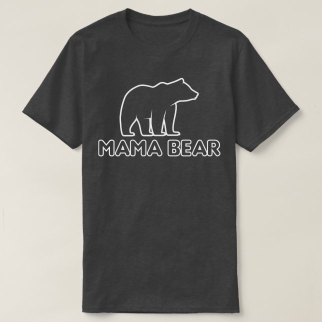 Camiseta Mama Bear 1 (Diseño del anverso)