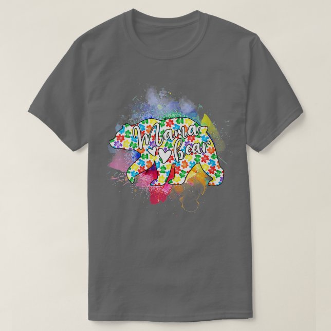 Camiseta Mama Bear (2) (Diseño del anverso)
