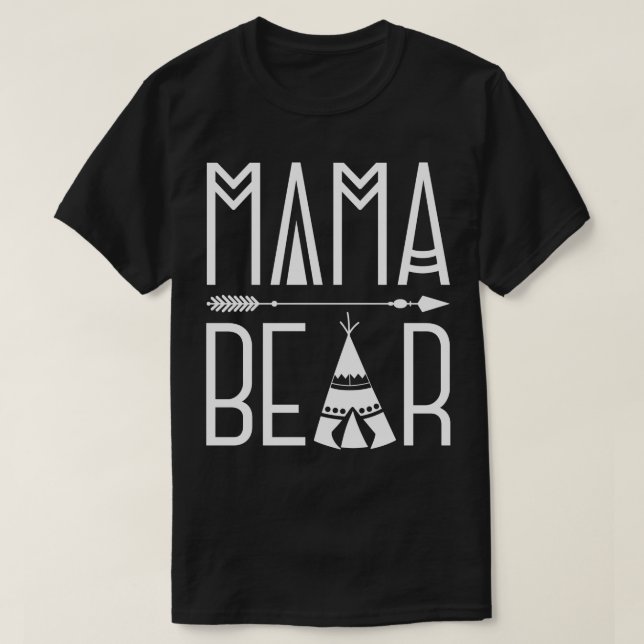 Camiseta Mama Bear (2) (Diseño del anverso)