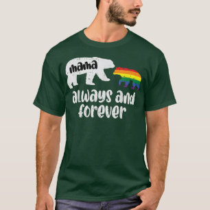 Camiseta Mama Bear Always Cute Gay Pride Ally LGBTQ Month M