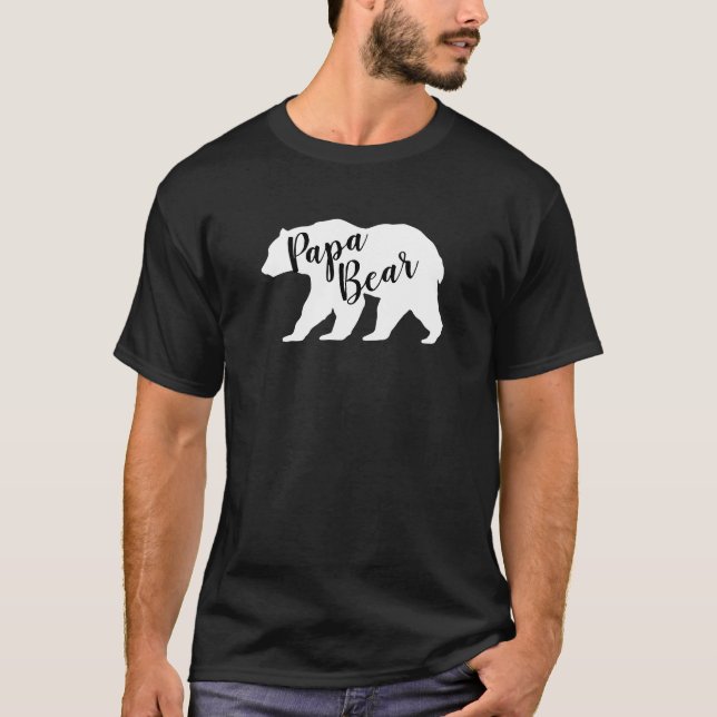 Camiseta Mama Bear Baby Shower Woodland Lodge (Anverso)