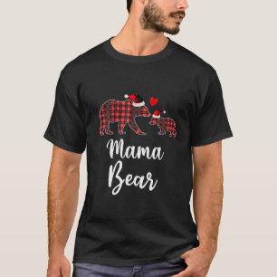 Camiseta Mama Bear Búfalo Navidades Pajama