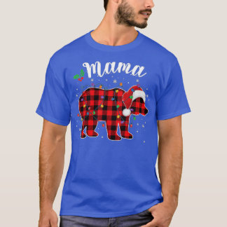 Camiseta Mama Bear Búfalo Rojo Coincidir con Cristo de la F
