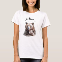 Camiseta Mama Bear Custom Women's T-Shirt