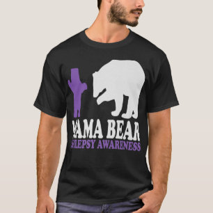 Camiseta Mama Bear Epilepsia Awareness Supporters Epilepsy 