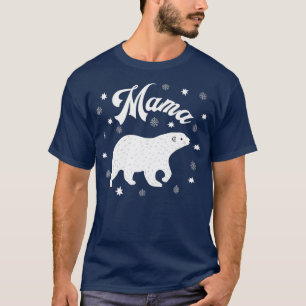 Camiseta Mama Bear Family Navidades Pajama Xmas Pajamas PJ'