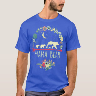 Camiseta Mama Bear, Madre Floral