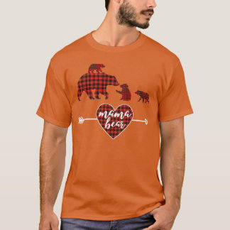 Camiseta MAMA BEAR Mujeres Navidades Pajama