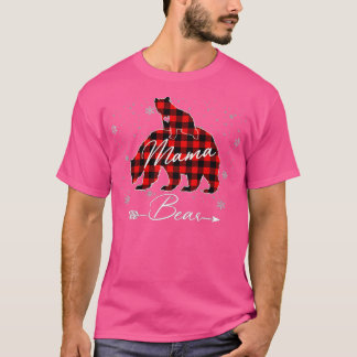 Camiseta MAMA BEAR Mujeres Navidades Pajama
