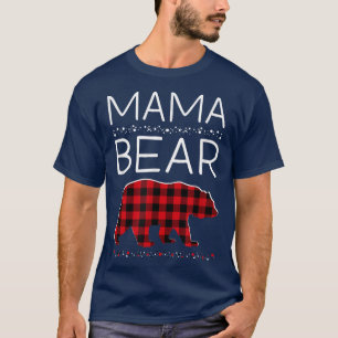 Camiseta Mama Bear Navidades Pajamas Matando A La Familia J