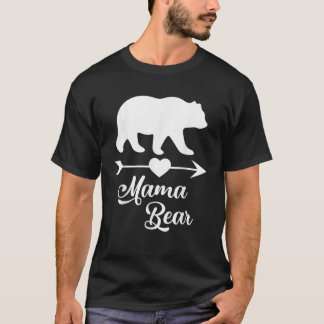 Camiseta Mama Bear Para Las Mujeres Gráfica Mami