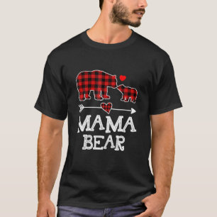 Camiseta Mama Bear Red Buffalo Tocó Mama Bear Pajama