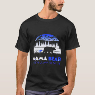 Camiseta Mama Bear Retro Ards Conciencia