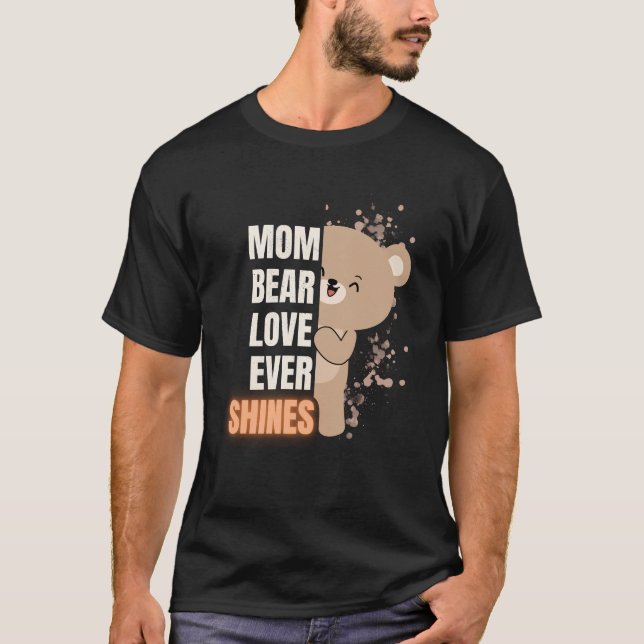 Camiseta Mama Bear Shirt Cute Graphic Design (Anverso)