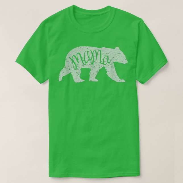 Camiseta Mama Bear Shirt Graphic Tee (Diseño del anverso)