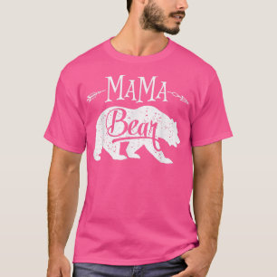 Camiseta Mama Bear T Día de la Madre Familia Pareja Que Coi