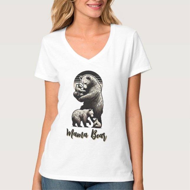 Camiseta Mama Bear T-Shirt (Anverso)