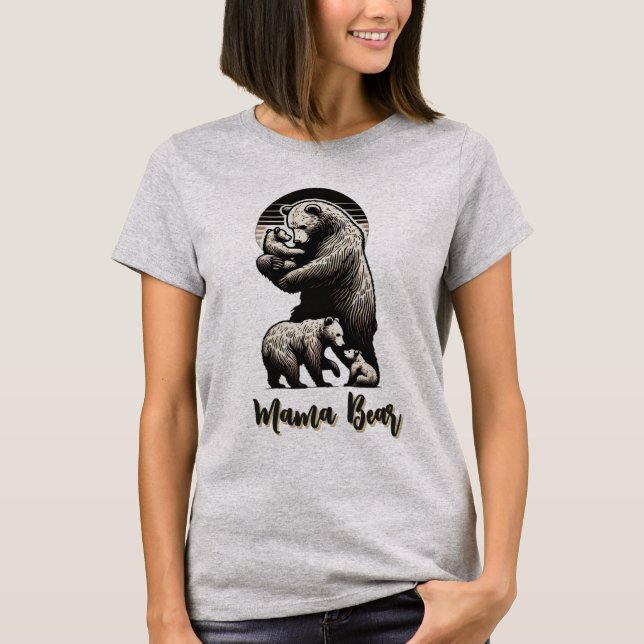 Camiseta Mama Bear T-Shirt (Anverso)