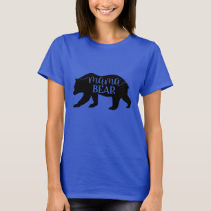 Camiseta Mama Bear Un Guión Elegante