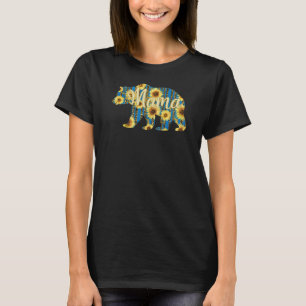 Camiseta Mama Bear, Vida De Mamá Girasol