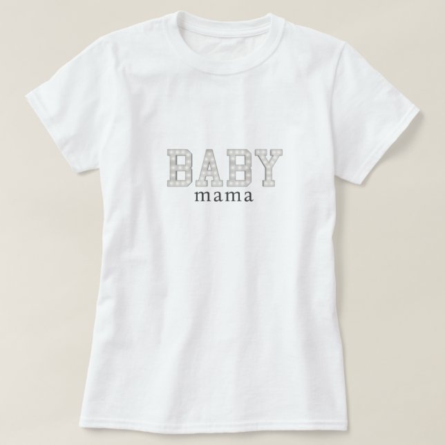 Camiseta Mamá Bebé (Diseño del anverso)
