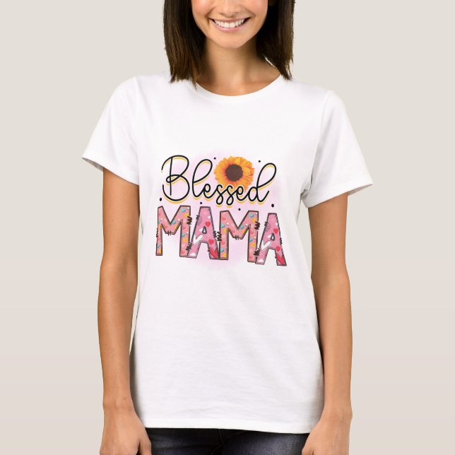 Camiseta mamá bendita (Anverso)