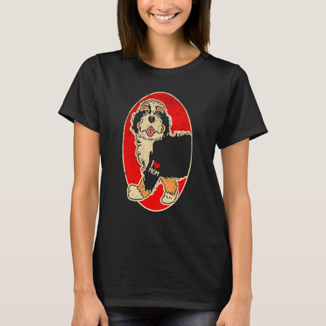 Camiseta Mamá Bernedoodle (Anverso)