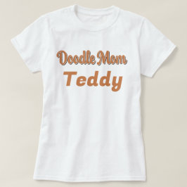 Camiseta Mamá Bernedoodle Doodle Tricolor Personalizado Nom