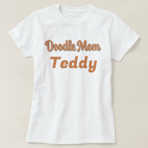 Camiseta Mamá Bernedoodle Doodle Tricolor Personalizado Nom