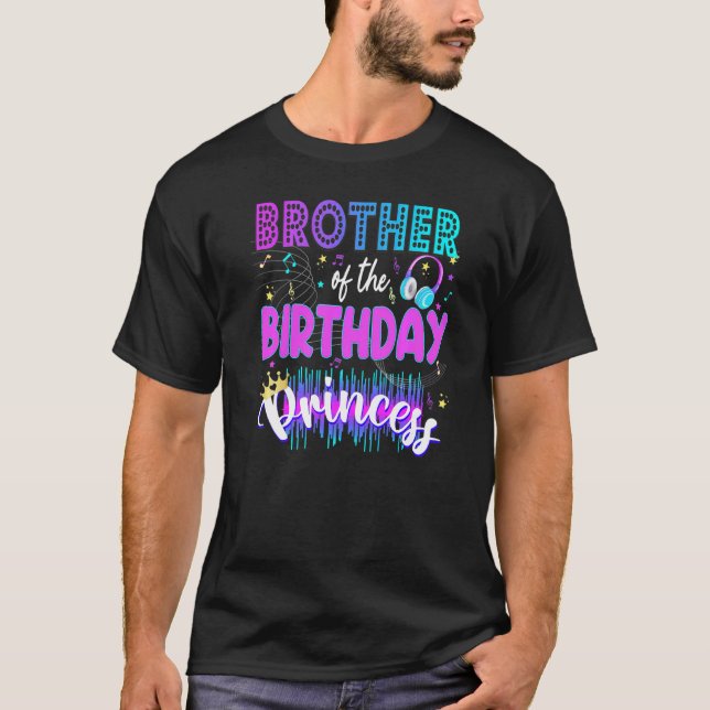 Camiseta Mama Birthday Rockstar Fiesta de música temática K (Anverso)