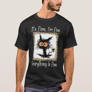 Camiseta Mamá blanqueada de baloncesto con gato desordenado
