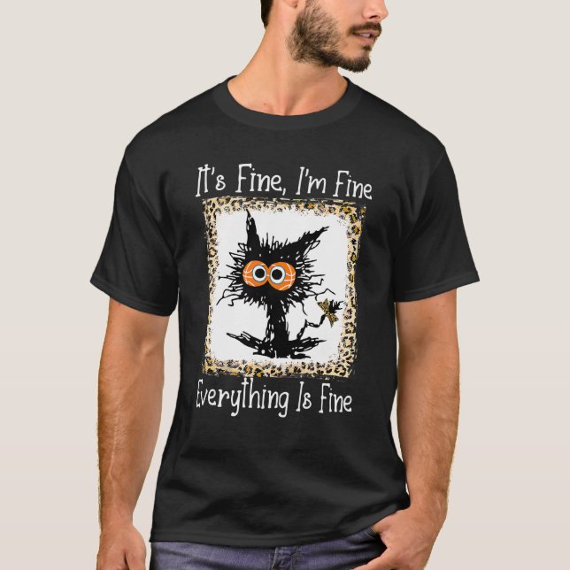 Camiseta Mamá blanqueada de baloncesto con gato desordenado (Anverso)