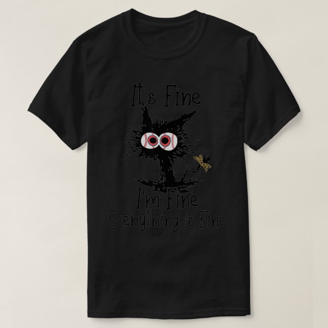 Camiseta Mamá blanqueada de béisbol, mamá de soplo de gato  (Diseño del anverso)