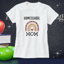 Camiseta Mamá | BOHO "Homeschool" Día de la Madre