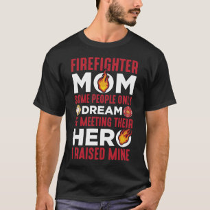 Camiseta Mamá bombero Día de la Madre hijo de hijo orgull