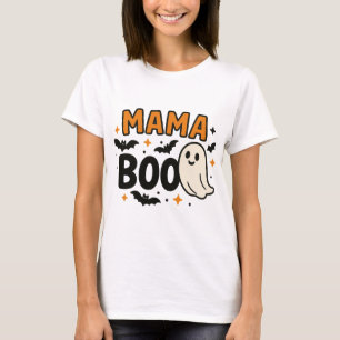 Camiseta Mama Boo Confrontación de familia de Halloween n