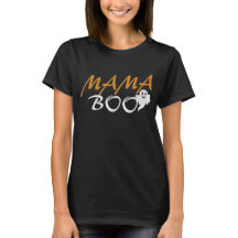 Camiseta Mama Boo para el té de Halloween, diverti