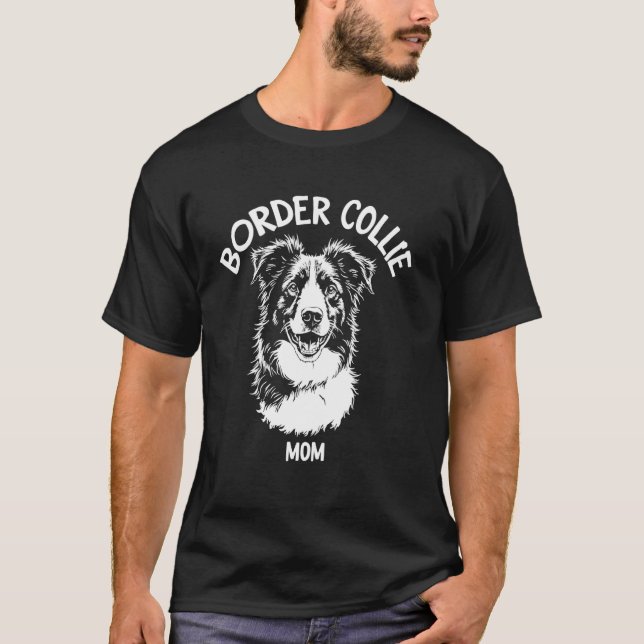 Camiseta Mamá Border Collie (Anverso)